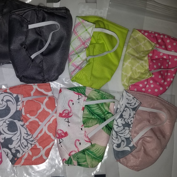 Reversible NO GAP face masks w/ 3 FILTERS - Picture 4 of 10